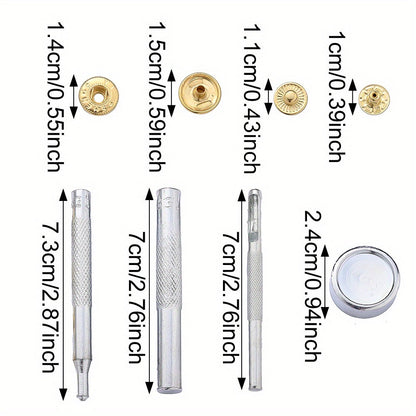Metal Snap Button Installation Kit
