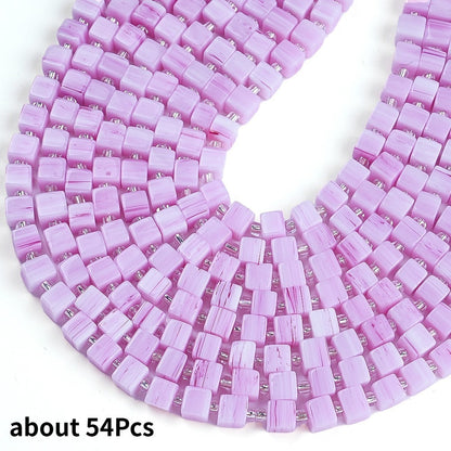 Square Natural Stone Beads