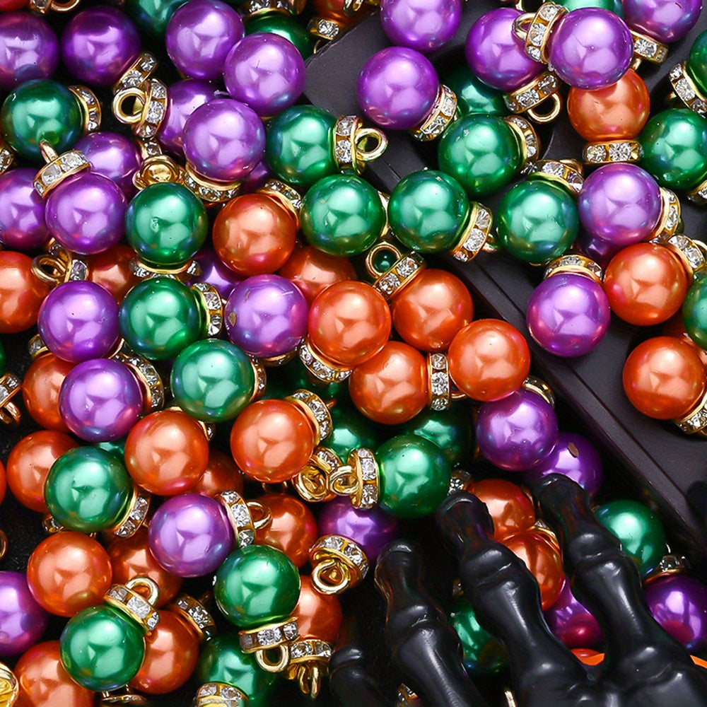 Halloween Acrylic Pearl Charm Set