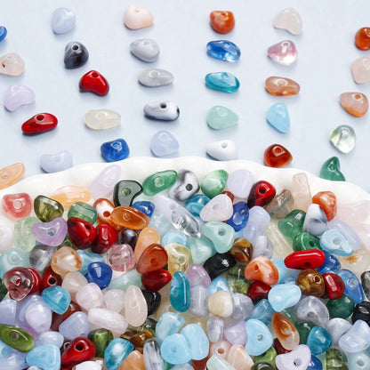20/60/100g 4-9mm Acrylic Asymmetric Shape Beads