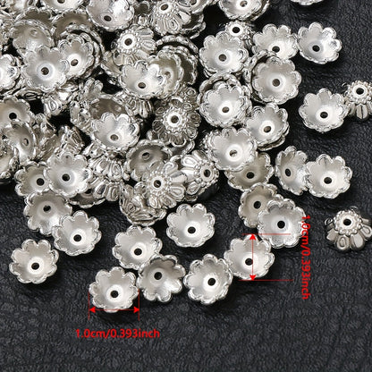 Tulip Pattern Plastic Beads