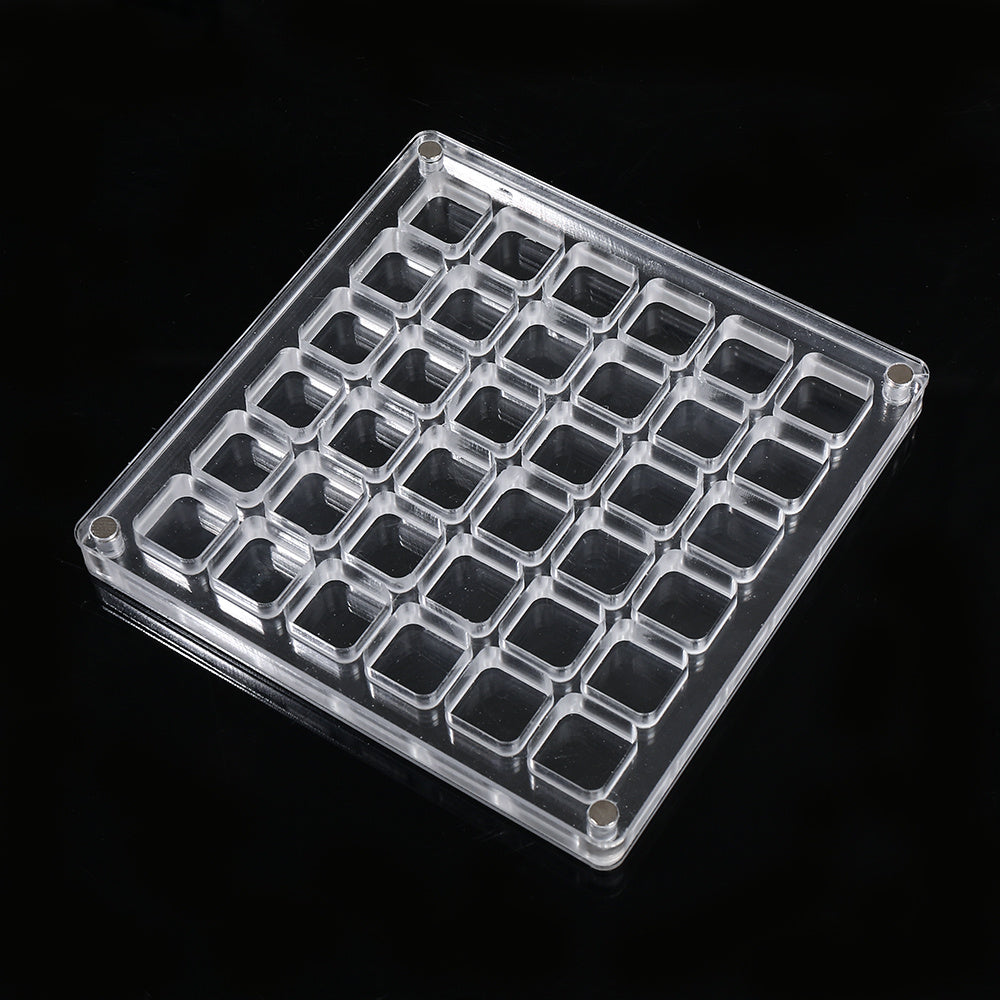 Transparent Multi-Compartment Plastic Display Box