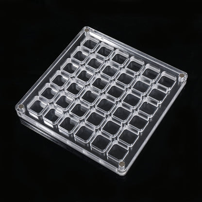 Transparent Multi-Compartment Plastic Display Box