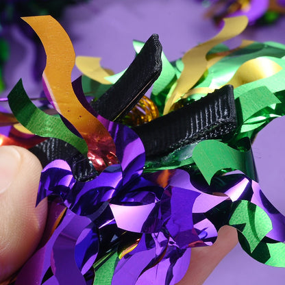 Mardi Gras Carnival Hair Clips