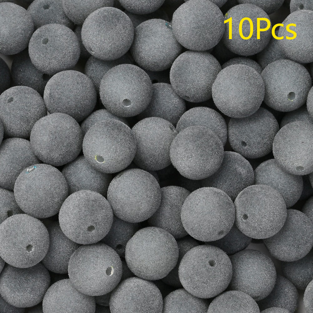 Frosted Round Acrylic Beads