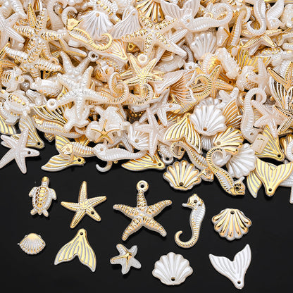 Bohemian Marine Animal Acrylic Pendant Charms