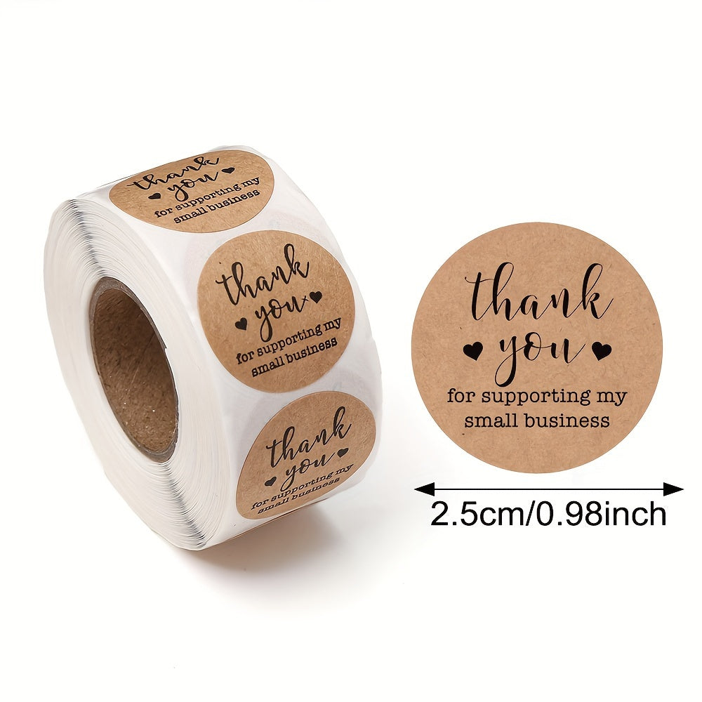 Floral Thank You Stickers