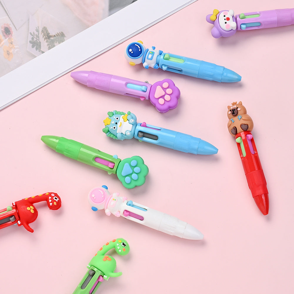 Cartoon Animal Retractable Ballpoint Pens