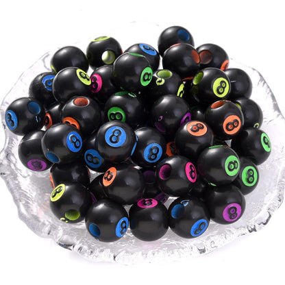 50pcs 39 Styles Mixed Sports Ball Beads