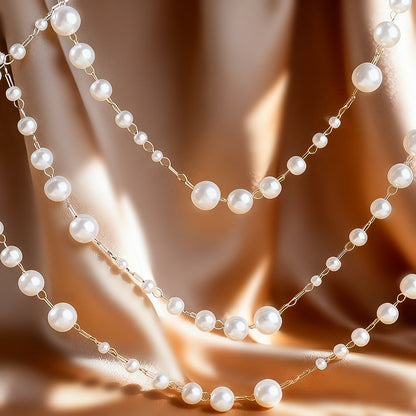 Imitation Pearl Strand Chain