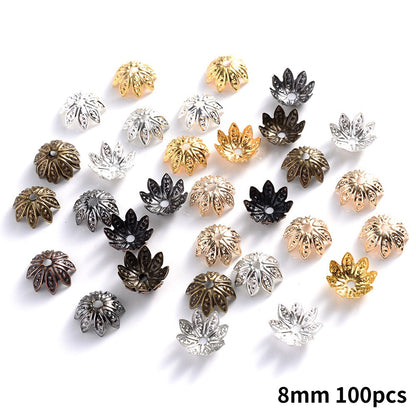 Lotus Metal Bead Caps