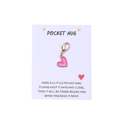 Heart Keychain with Thank You Card