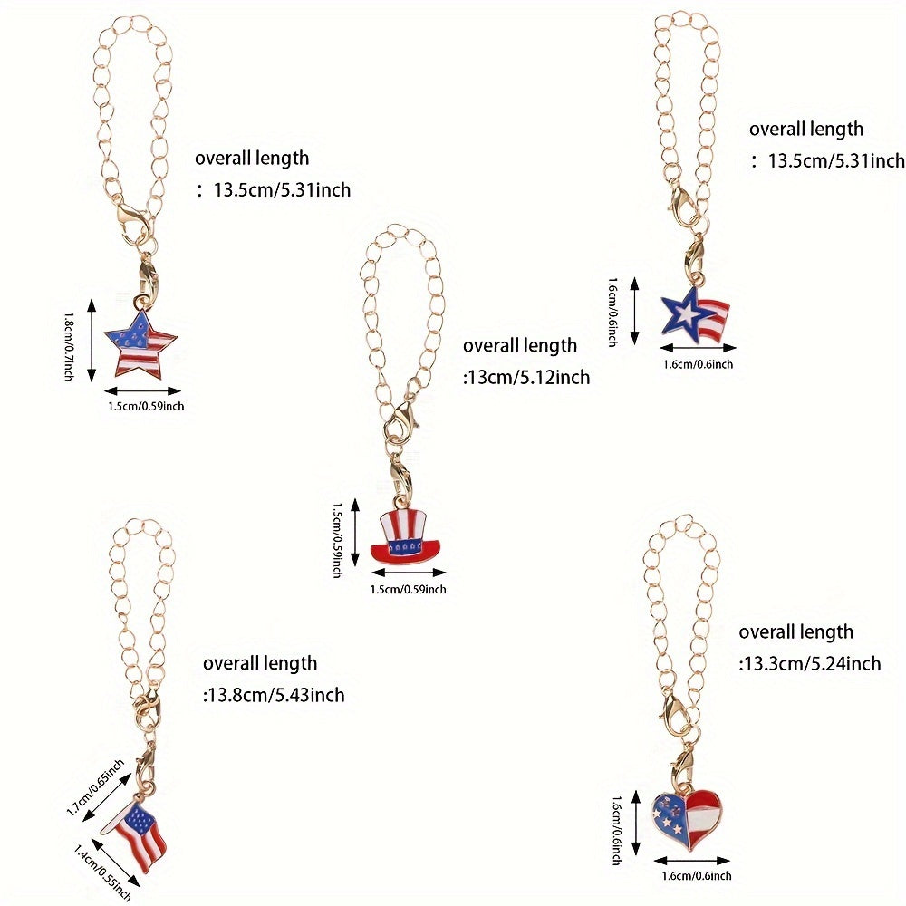1SET Mixed Shape Pendant Chain Set
