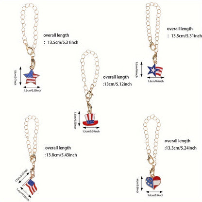 1SET Mixed Shape Pendant Chain Set