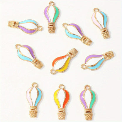 Hot Air Balloon Drip Pendant Charms