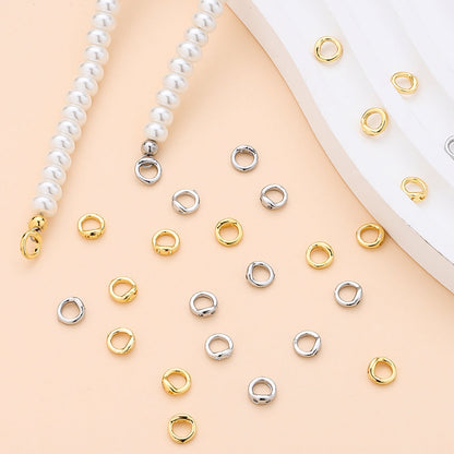 Copper Round Jewelry Clasp Connectors