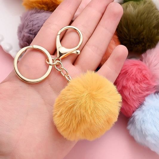 Fur Ball Keychain Making Set