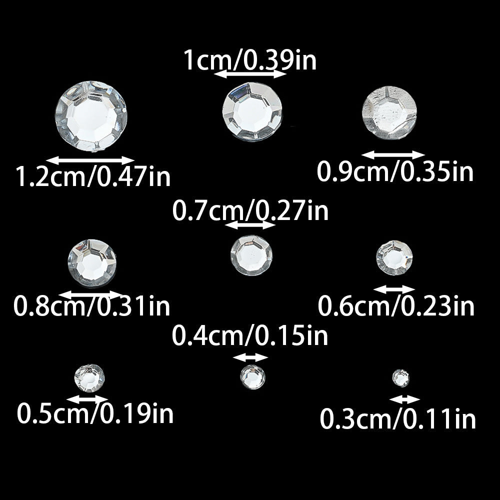 Transparent Flat Back Rhinestones