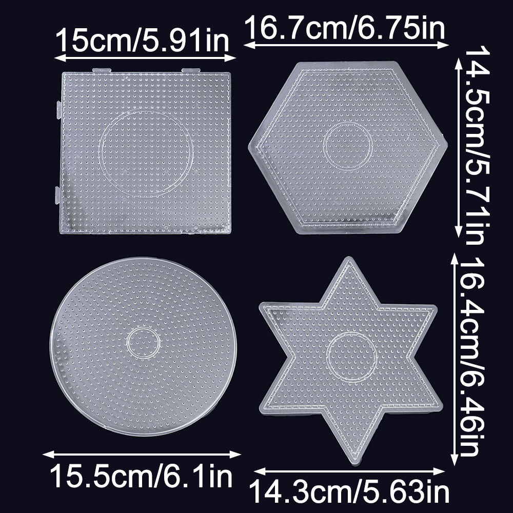 4-Pin Transparent Plastic Bead Board