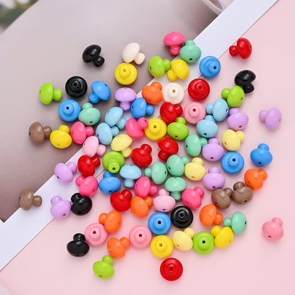 Transparent Lily Flower Beads