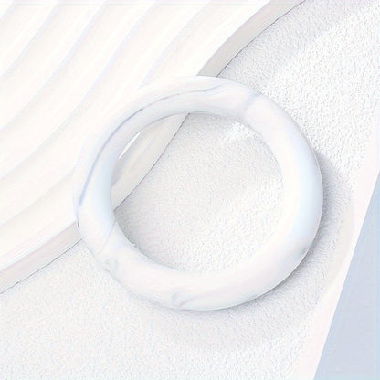 Round Silicone Pendant Rings