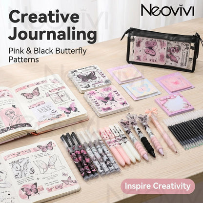 Butterfly Theme Writing Supplies Set
