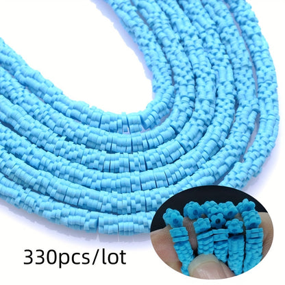 Flower Shape Polymer Clay Bead