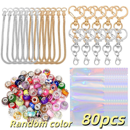 20PCS Beaded Keychain Making Set