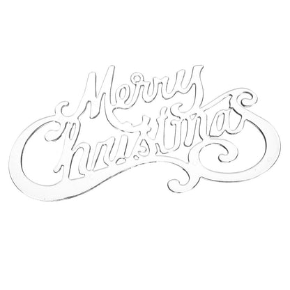Clear Acrylic Christmas Decorative Accessories