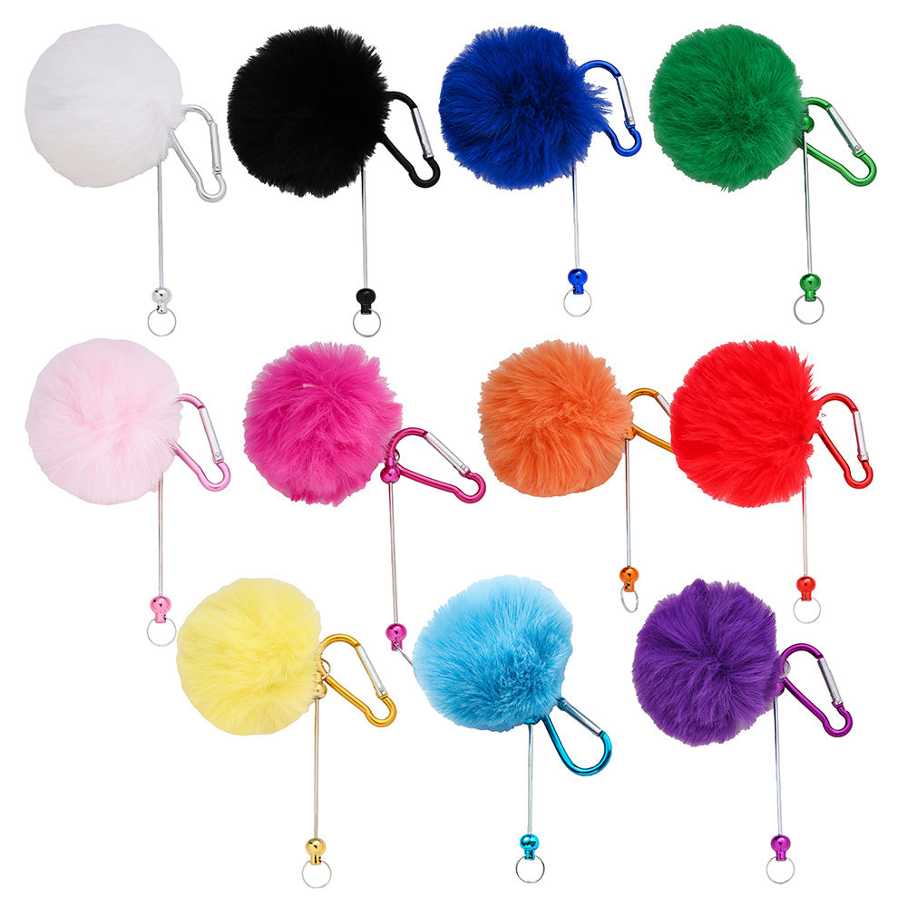7-Piece 15.5x7 cm Climbing Buckles with Pom-Poms