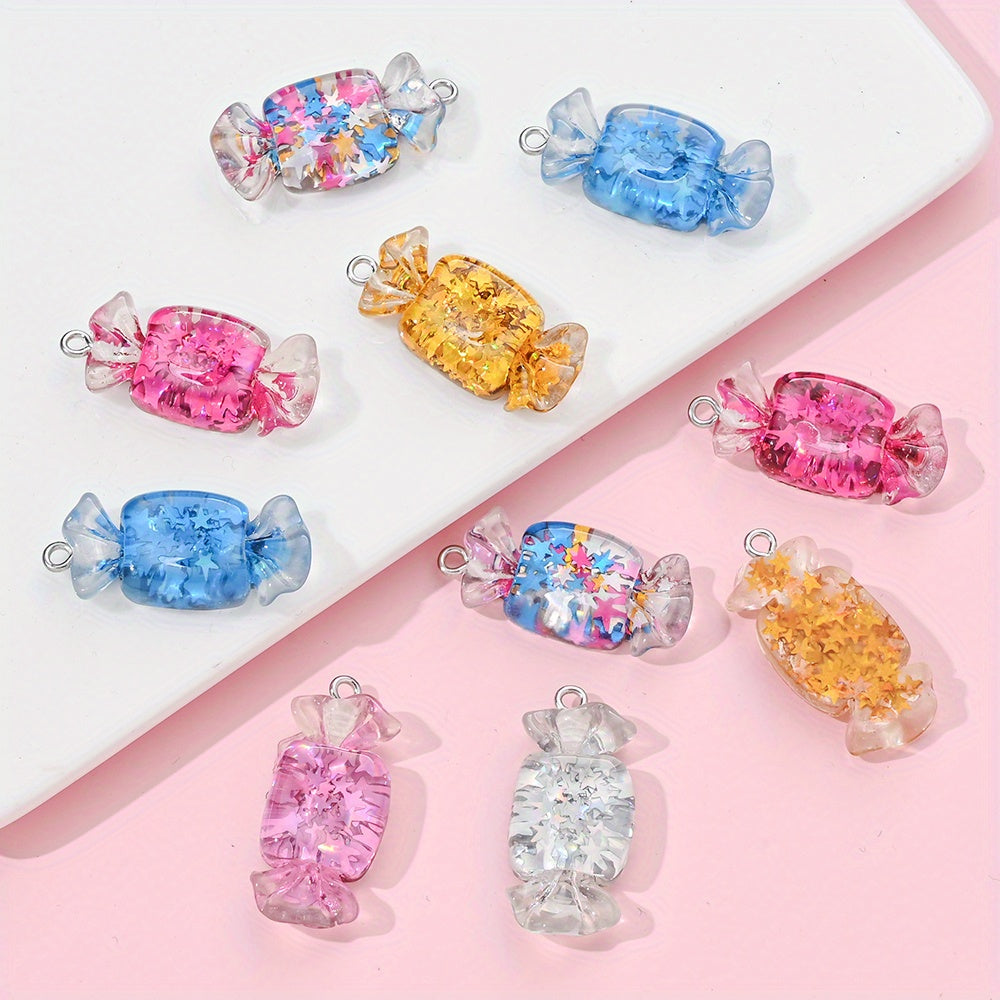 10pcs 14x32mm Candy Shape Pendants