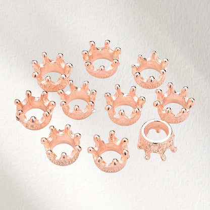 Metal Crown Alloy Beads
