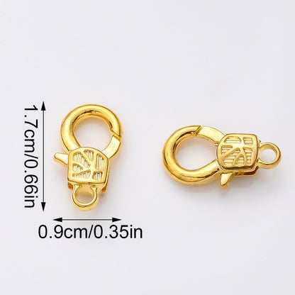 Mixed Color Metal Lobster Clasps