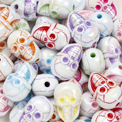 Skull Shaped Acrylic Beads