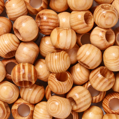 Long Unfinished Wooden Tube Beads