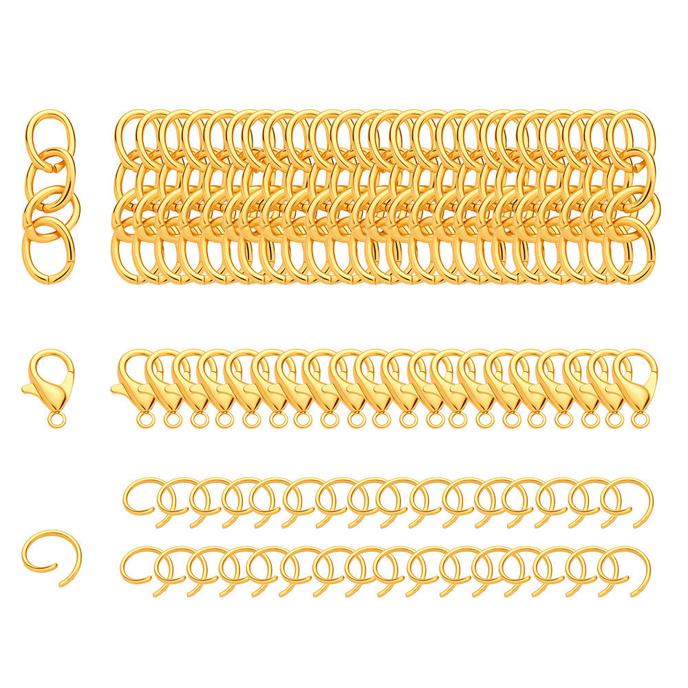 Gold and Silver Jewelry Findings Set