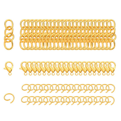 Gold and Silver Jewelry Findings Set