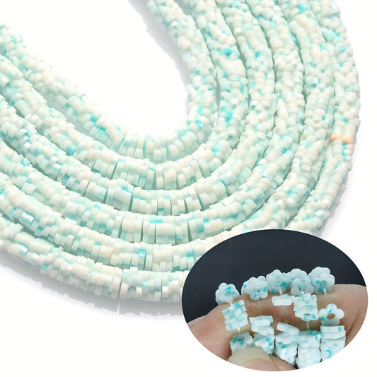 Flower Shape Polymer Clay Bead