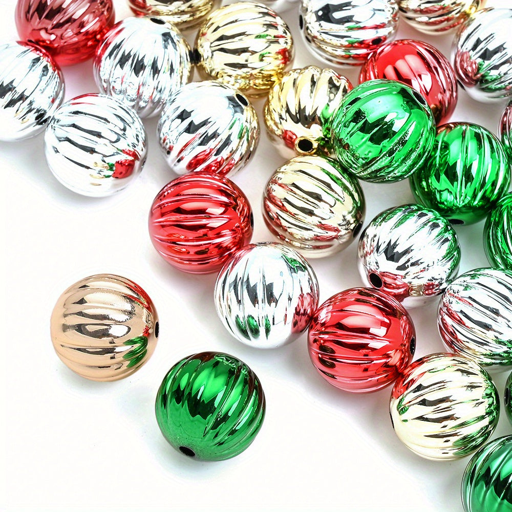 10pcs/set 16mm Christmas Resin Bubble Gum Beads