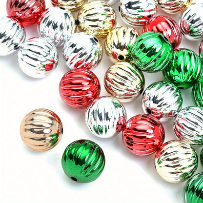 10pcs/set 16mm Christmas Resin Bubble Gum Beads