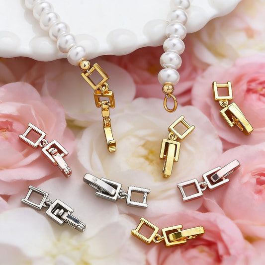 Square Double Clasp Connectors