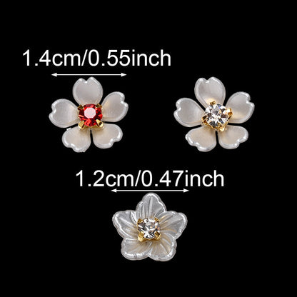 Acrylic Rhinestone Flower Patches