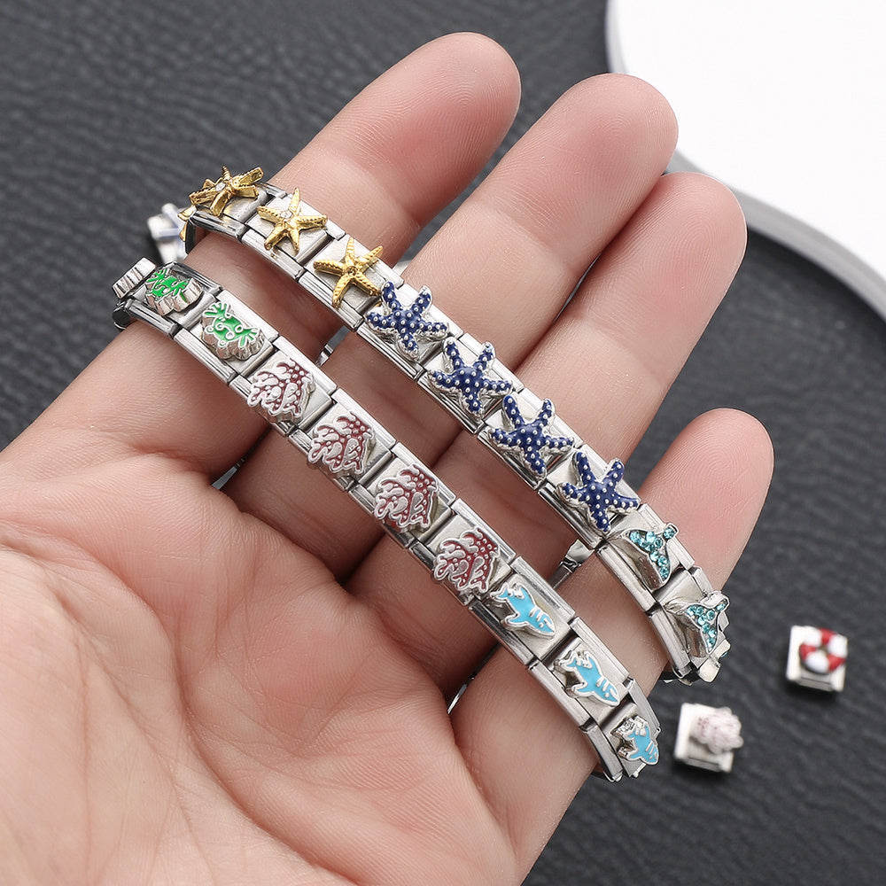 1PC Stainless Steel Modular Bracelet Link Set