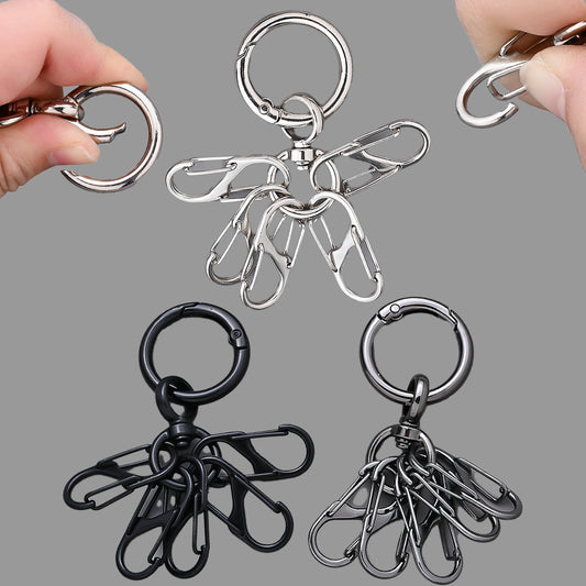 Rotating Keychain Buckle Set