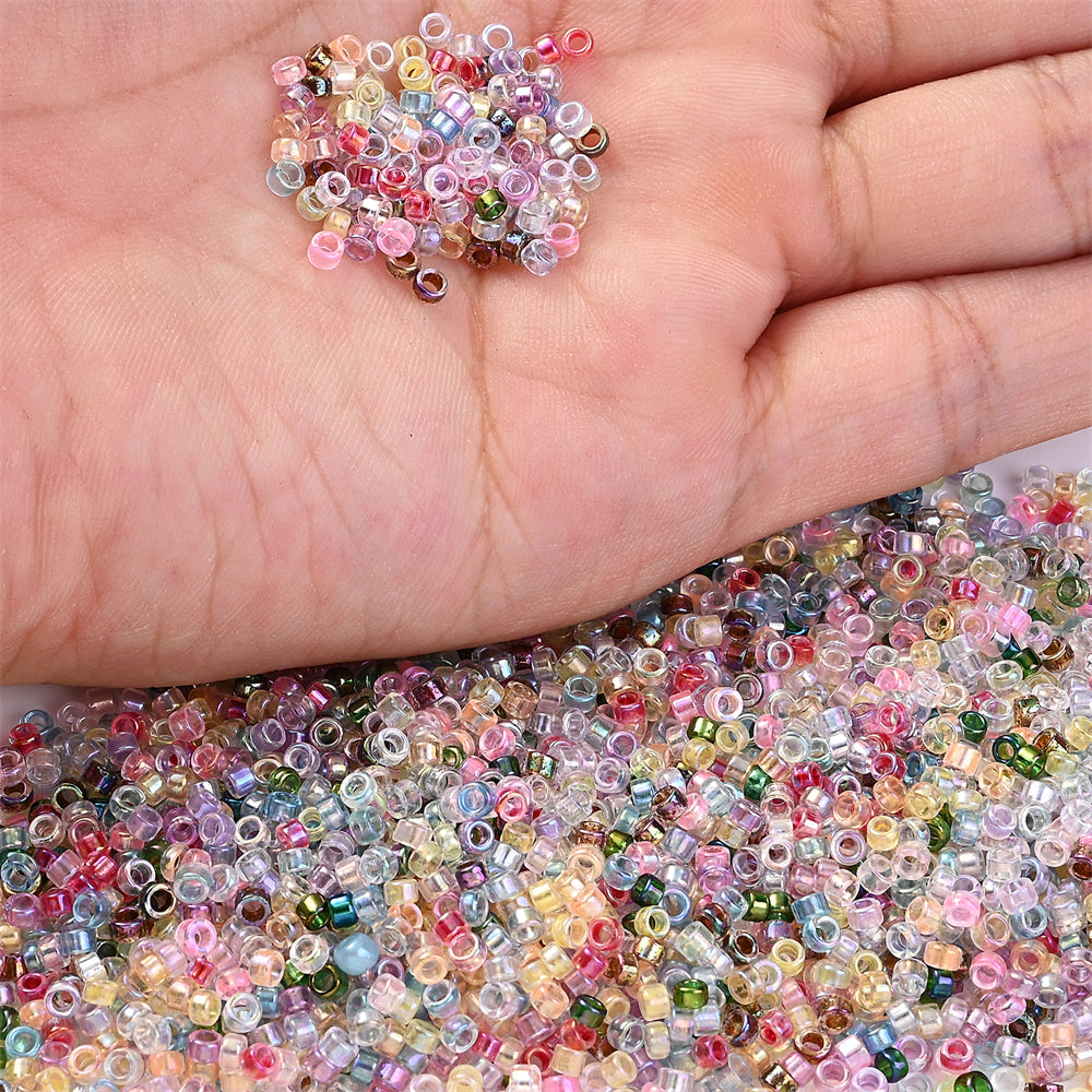 2000PCS 3mm Clear Czech Glass Seed Beads