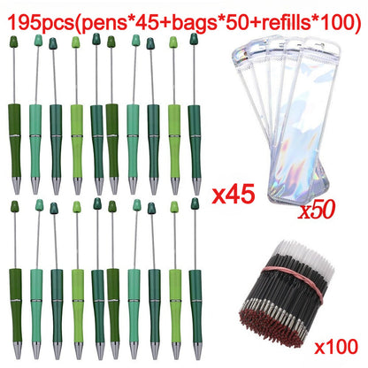 195PCS Beadable Ballpoint Pen Making Set