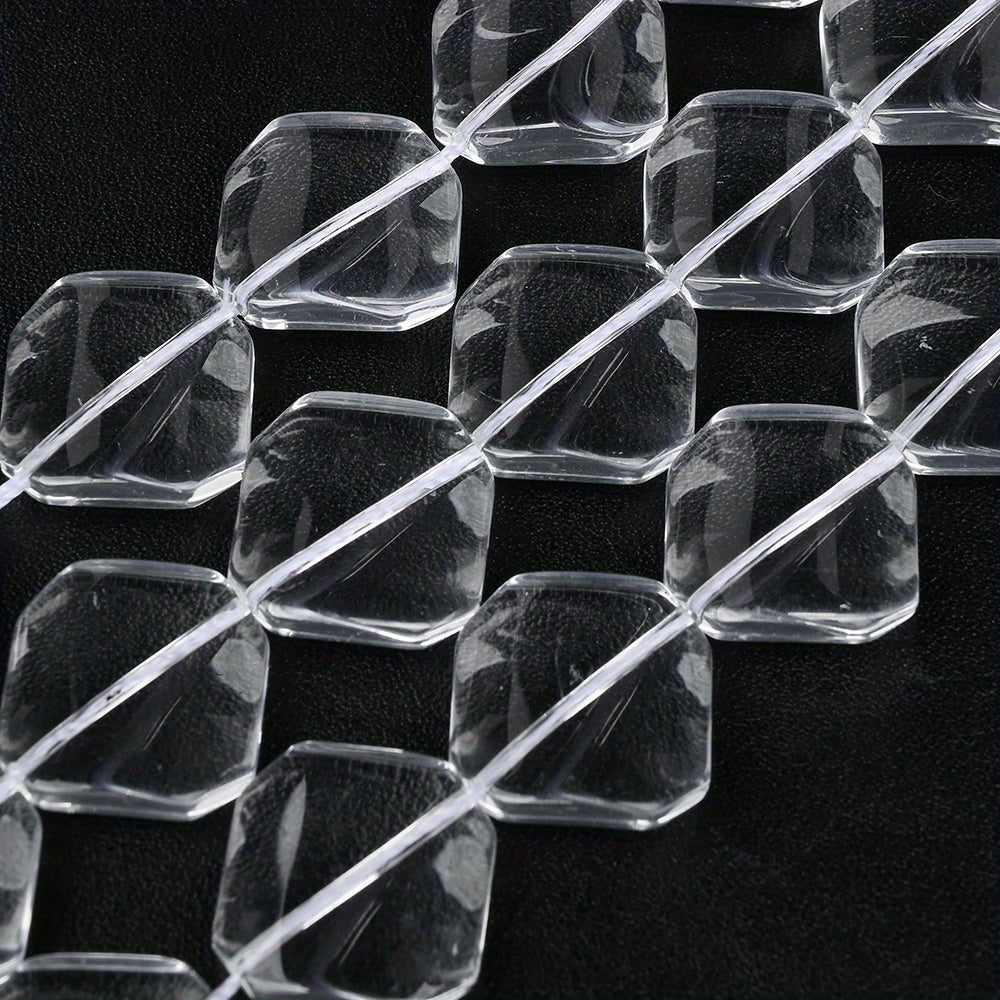Transparent Faceted Crystal Beads