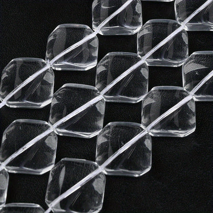 Transparent Faceted Crystal Beads