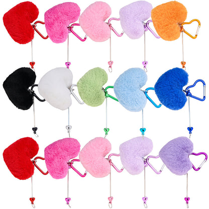 Heart Pom Pom Keychain Making Kit