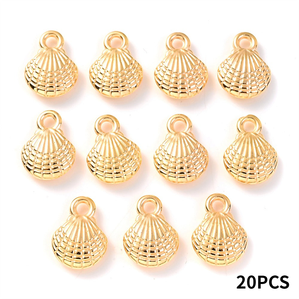 Shell CCB Spacer Beads